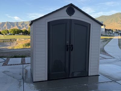 Lifetime outdoor shed