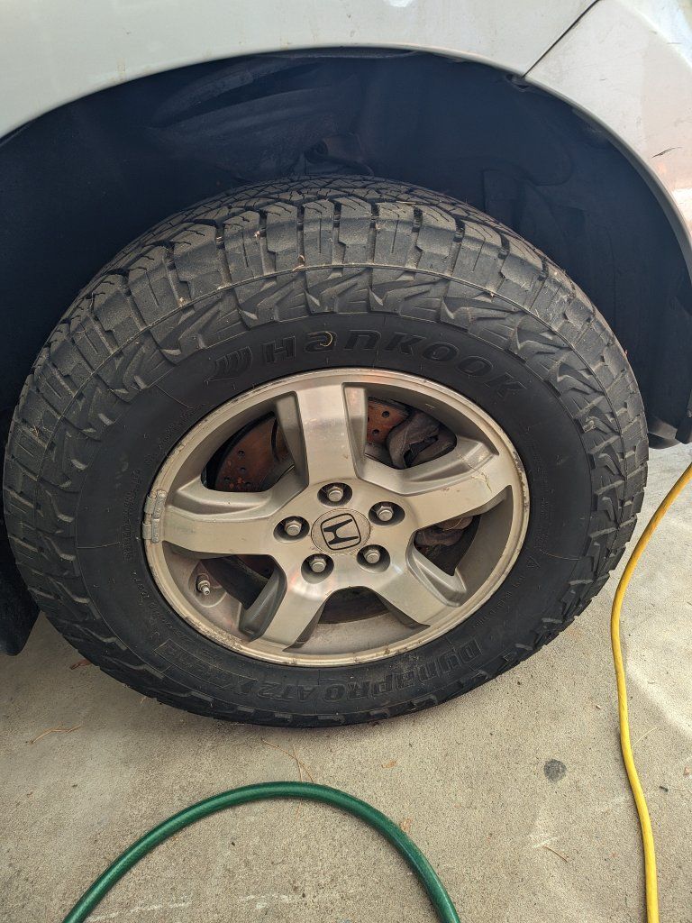 Honda Pilot 16" rims, new tires, new spare tire