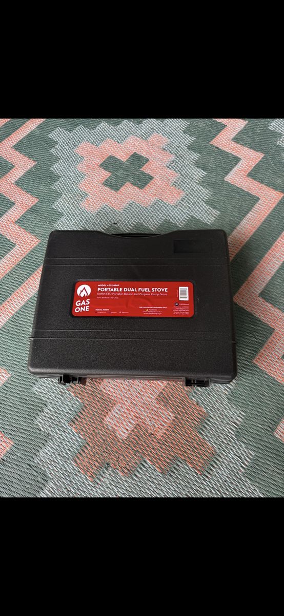 New! Gas One Portable Duel Fuel Camping Stove