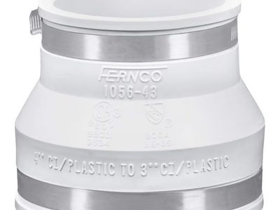 New 4 x 3 Reducing Flexible Pipe Coupling