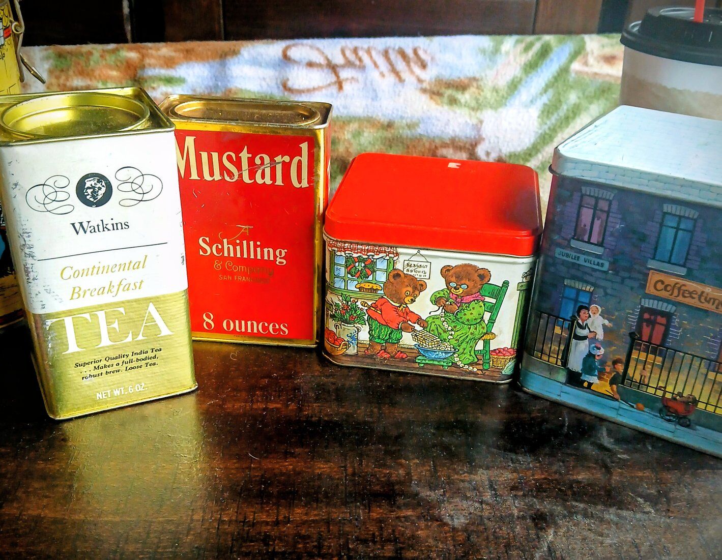 vintage collectable tins