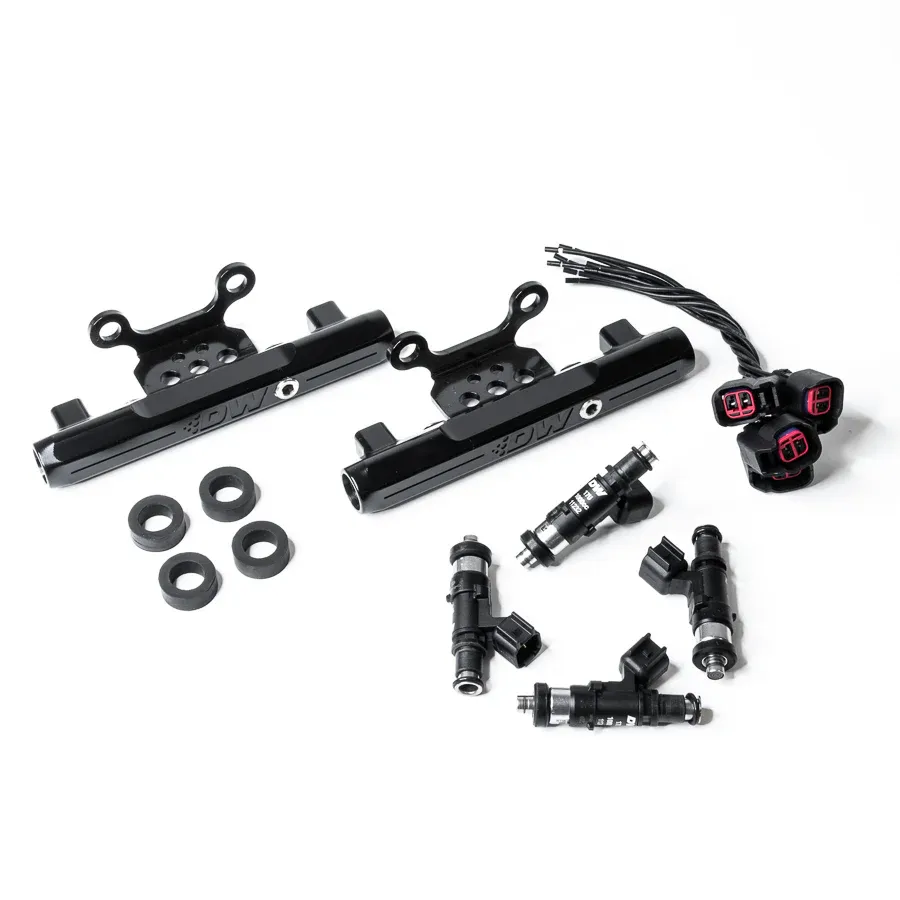 DeatschWerks 1000cc Fuel Injectors Top Feed Conversion Fuel Rails for 04-06 Subaru WRX STI Legacy GT Deatsch Werks 6-101-1000