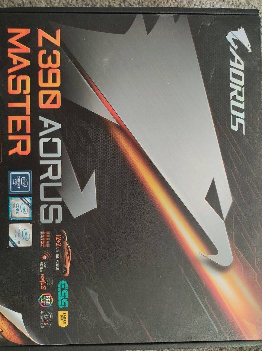 Z390 Aorus Master + Delidded 9900kf