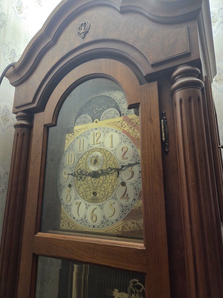 emperor grandfather clock/ weight driven