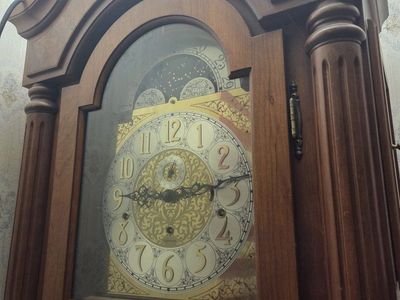 emperor grandfather clock/ weight driven