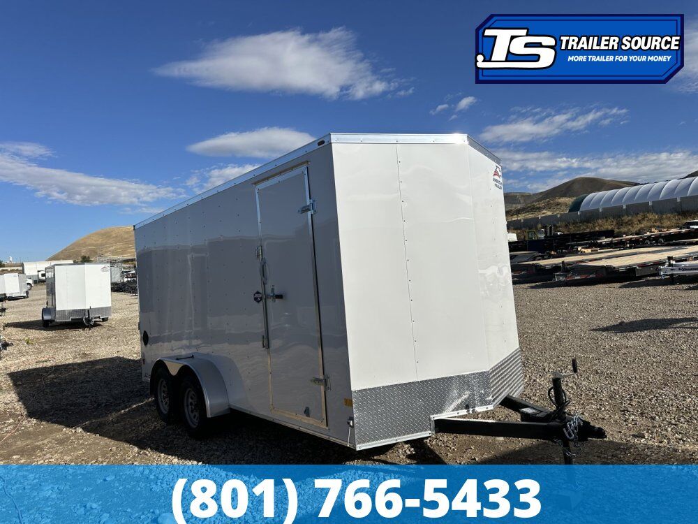 7x16 American Hauler Arrow Enclosed Cargo Trailer - 7'0" Interior - 7K GVWR