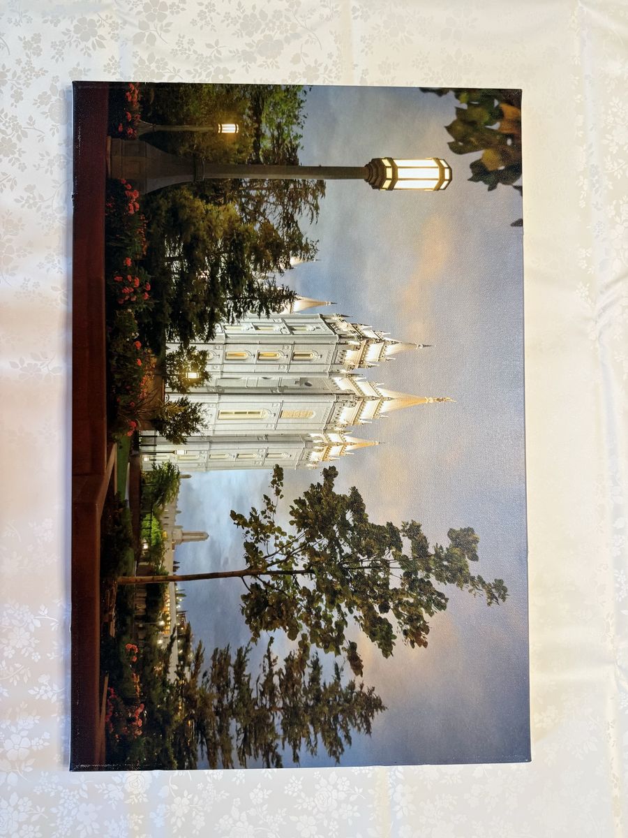 Robert A. Boyd Canvas Print of Salt Lake Temple