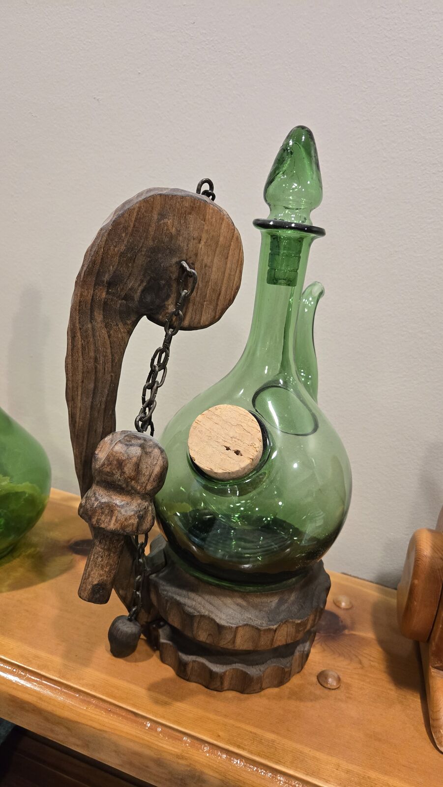 Vintage wine decanter