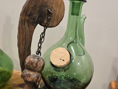 Vintage wine decanter