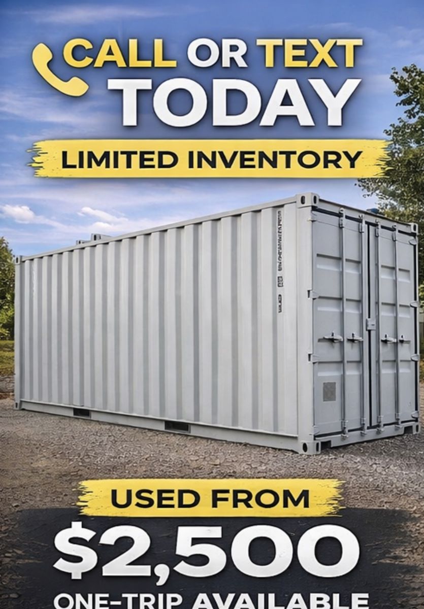 20 & 40' Ft Job Site Storage Containers