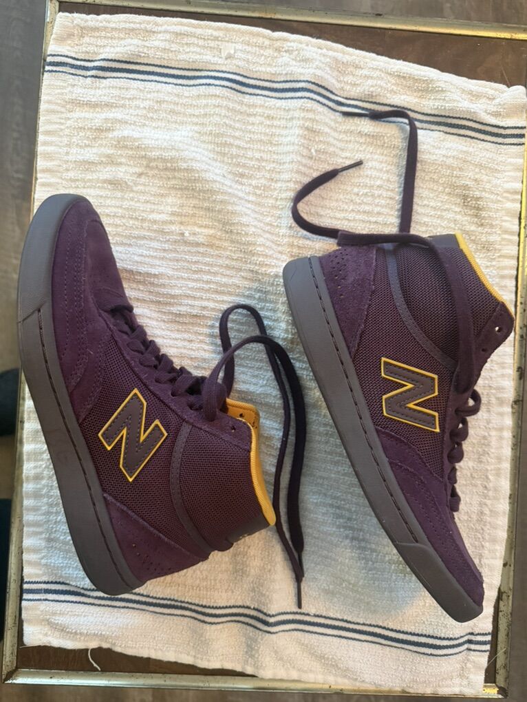 New Balance Numeric 440 High Top Purple/yellow