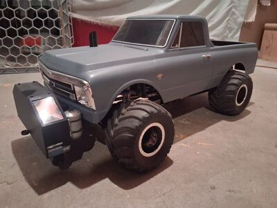 rc pulling truck and trailer