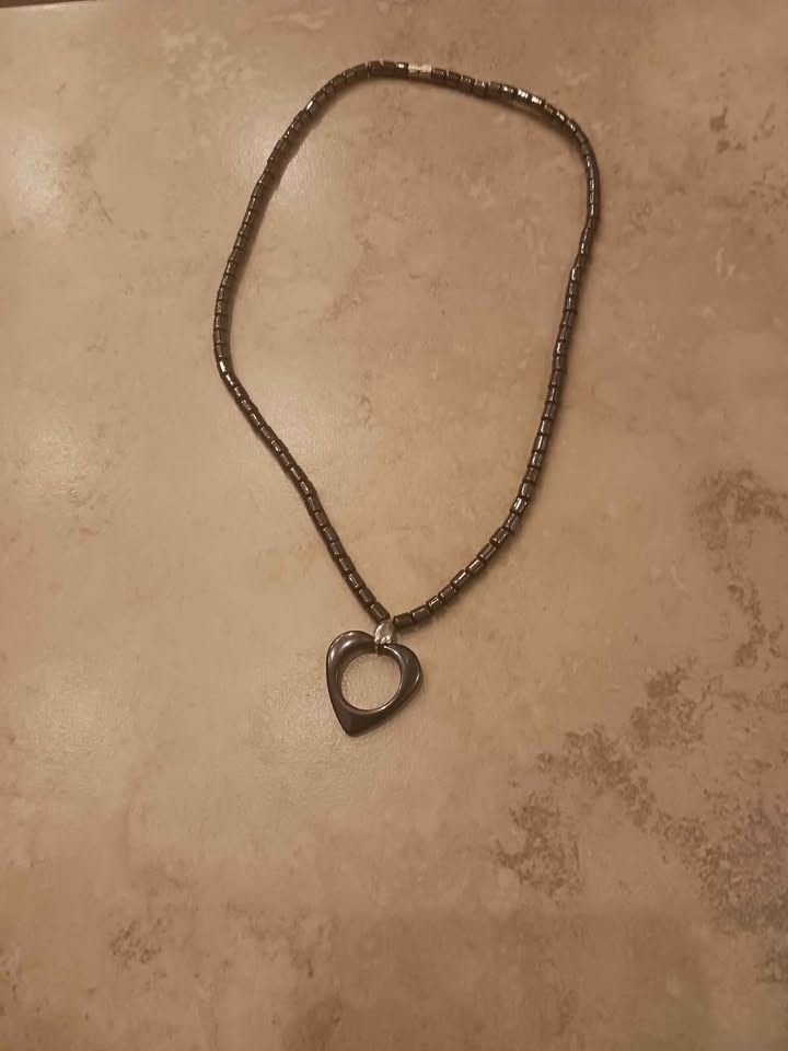 Magnatite Heart Necklace