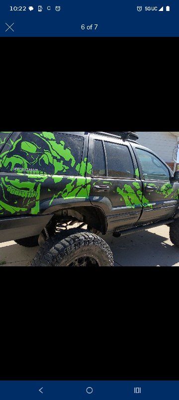 2002 Grand Cherokee on one tons