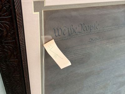 Patriotic extra large with custom frame!