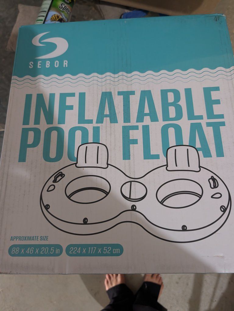 Brand new in the box Double Pool Raft