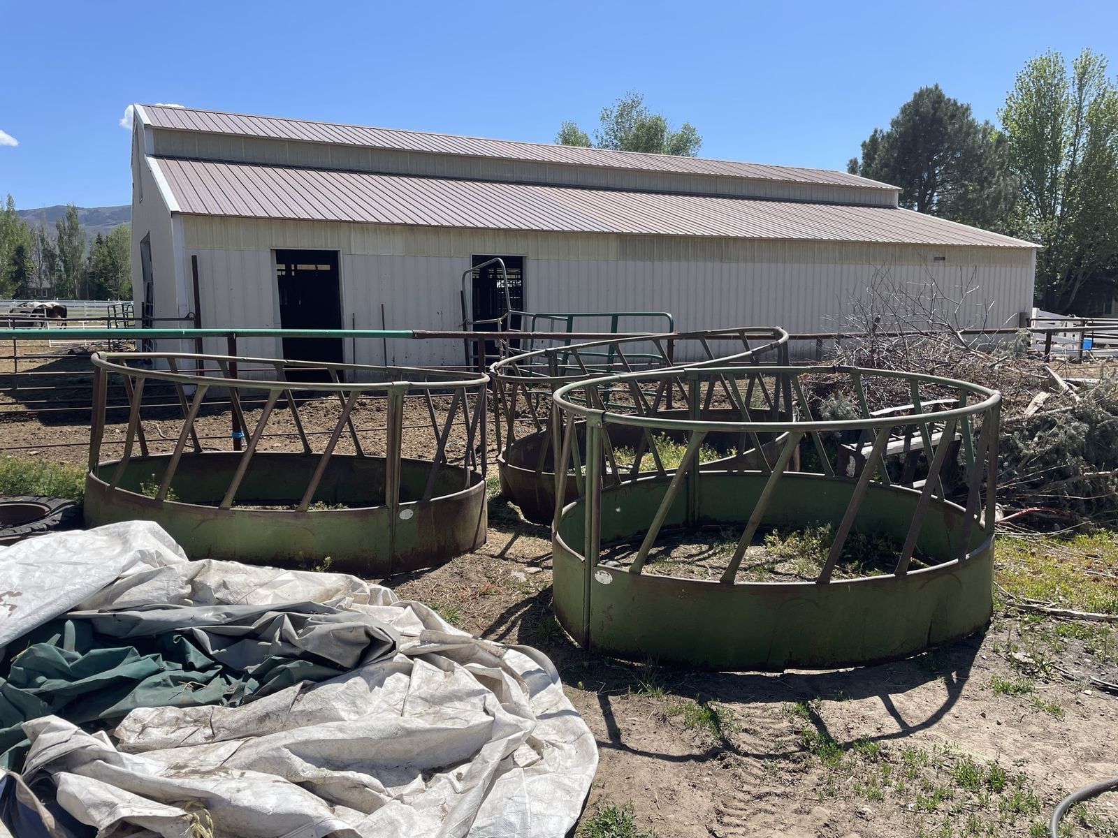 3 round feeders - $200/ea