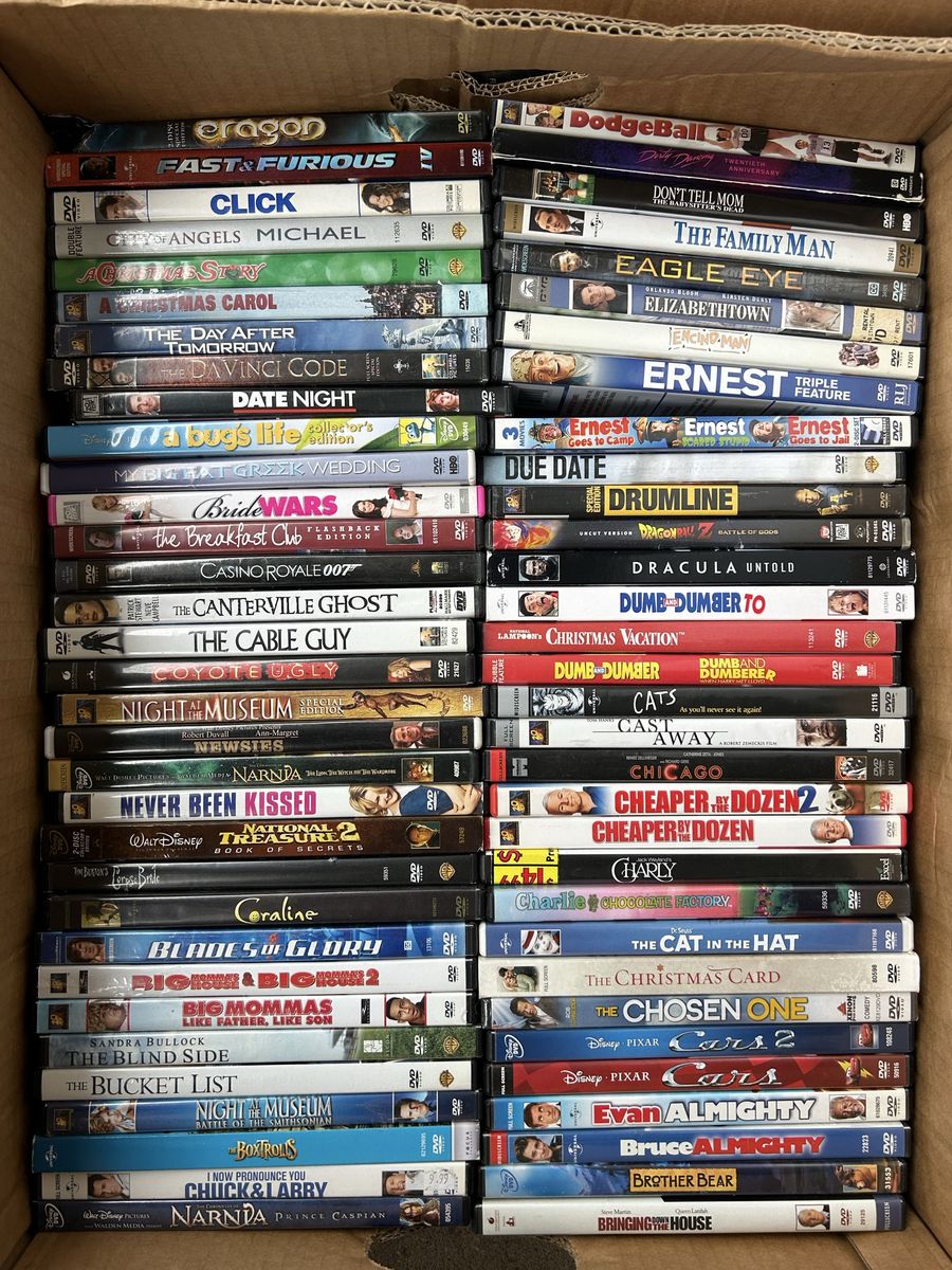 Lot Of Over 360 DVD's Of Various Genre, See Pics