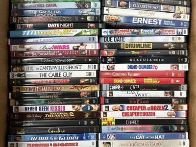 Lot Of Over 360 DVD's Of Various Genre, See Pics