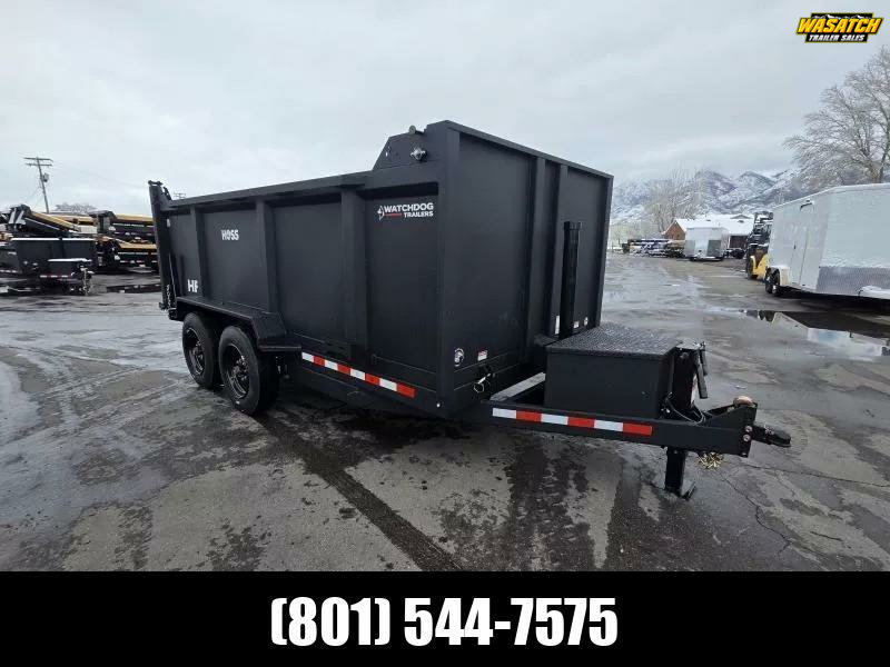 2025 Watchdog 7X14 16K 48" High Side Hoss Telescopic Dump Trailer