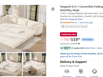 Convertible Sofa Sleeper Bed_Brand New