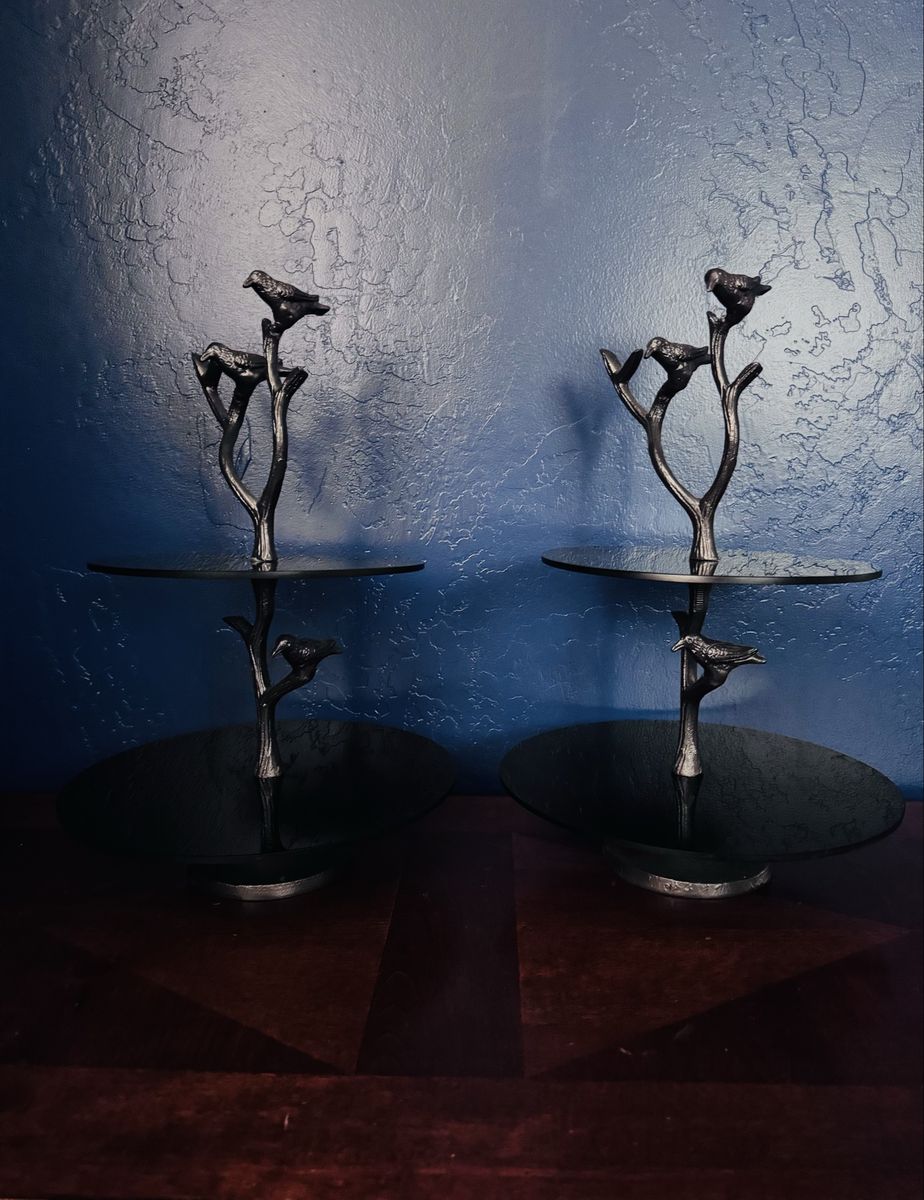 Gothic Raven Cupcake Stand or Display Stand Set