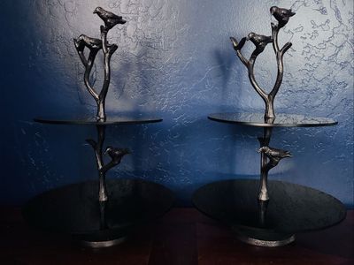 Gothic Raven Cupcake Stand or Display Stand Set