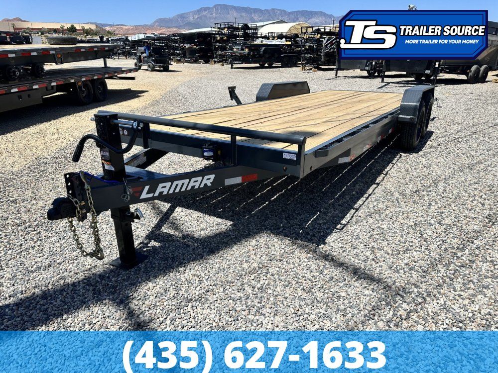 7x22 Lamar H6 Equipment Trailer - 16K GVWR