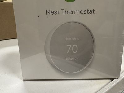 Google Nest Thermostat Smart Thermostat Fog - Brand New Sealed (GA01334-US)