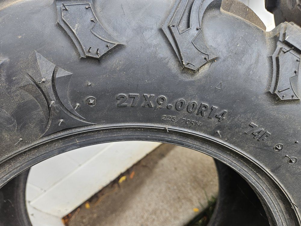 Maxxis Coronado 2-27x9.00R14 2-27x11.00r14  ATV UTV Tires Set of 4
