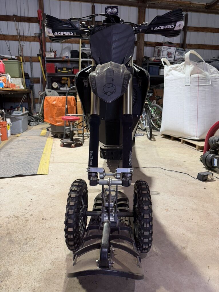 2019 YZ 450 And Yeti Snowbike