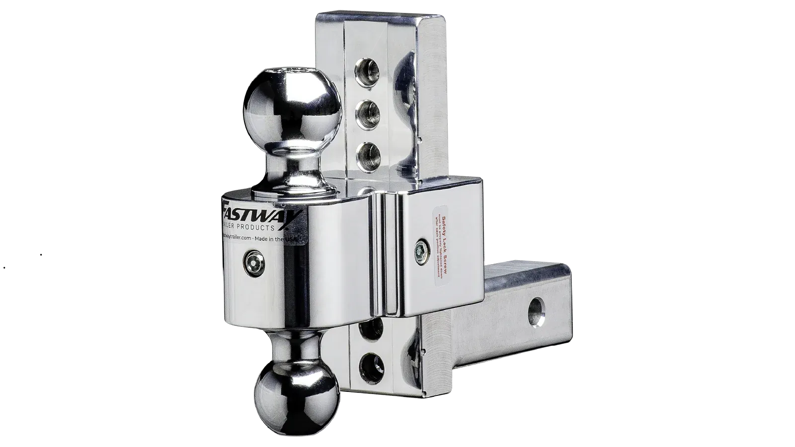 Fastway Trailer Hitch Flash Silent Ball Mount 2" and 2 5/16" ball