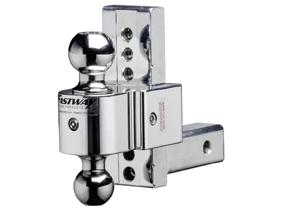 Fastway Trailer Hitch Flash Silent Ball Mount 2" and 2 5/16" ball