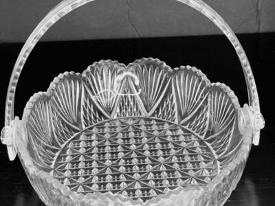 Crystal Glass Basket