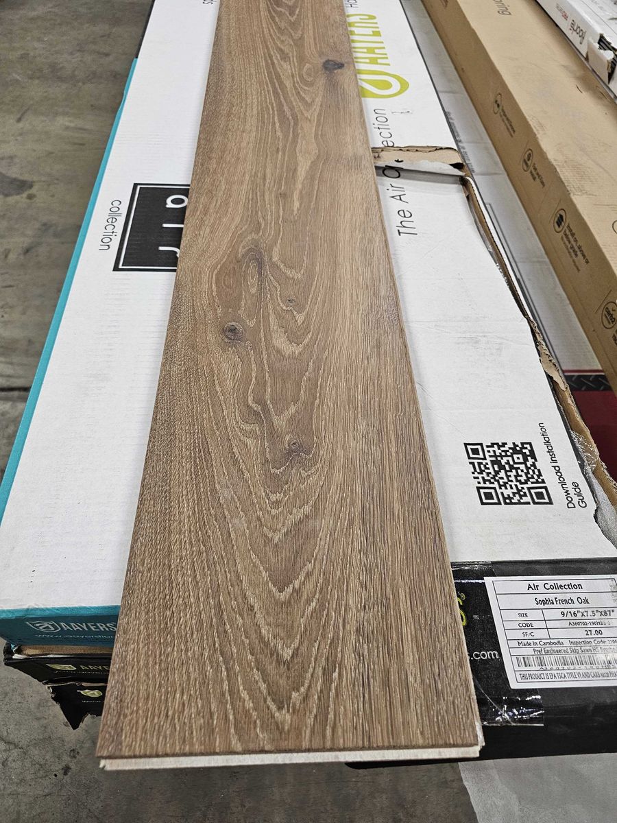 Light Brown Hardwood Extra Flooring - 216 SF