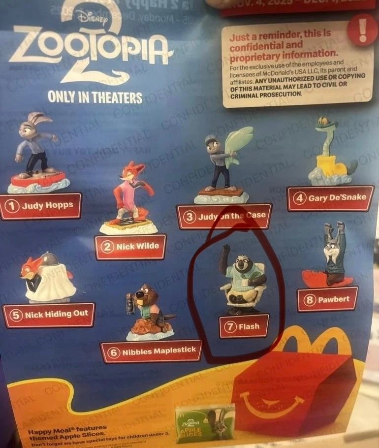 McDonald’s zootopia 2 toys