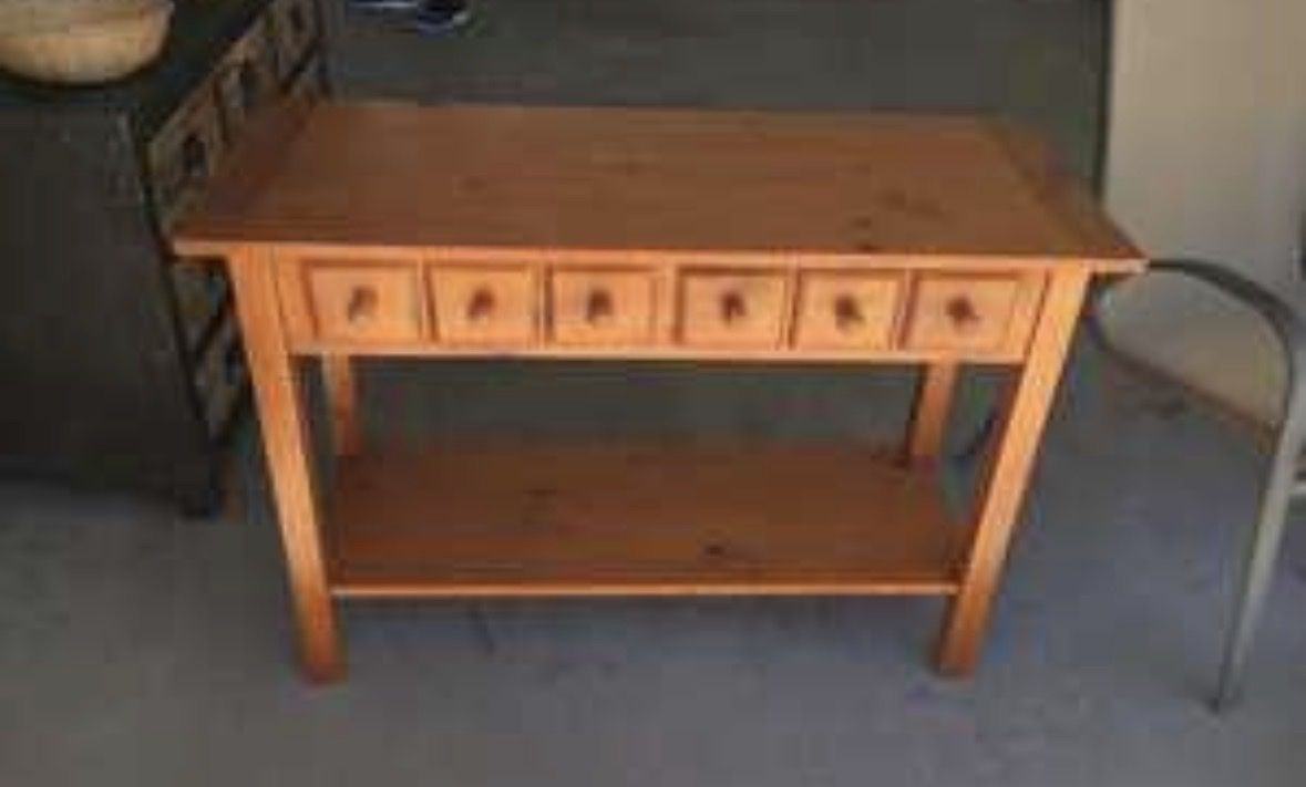 Entry or Console table with two drawers