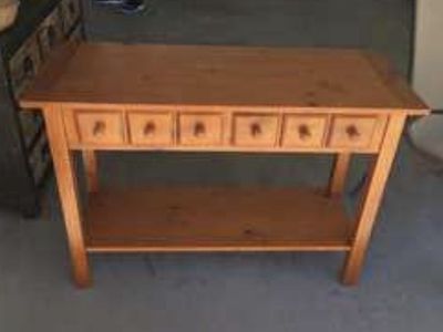 Entry or Console table with two drawers