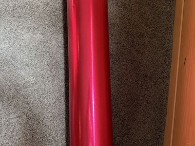 Extra large roll of Red wrapping paper