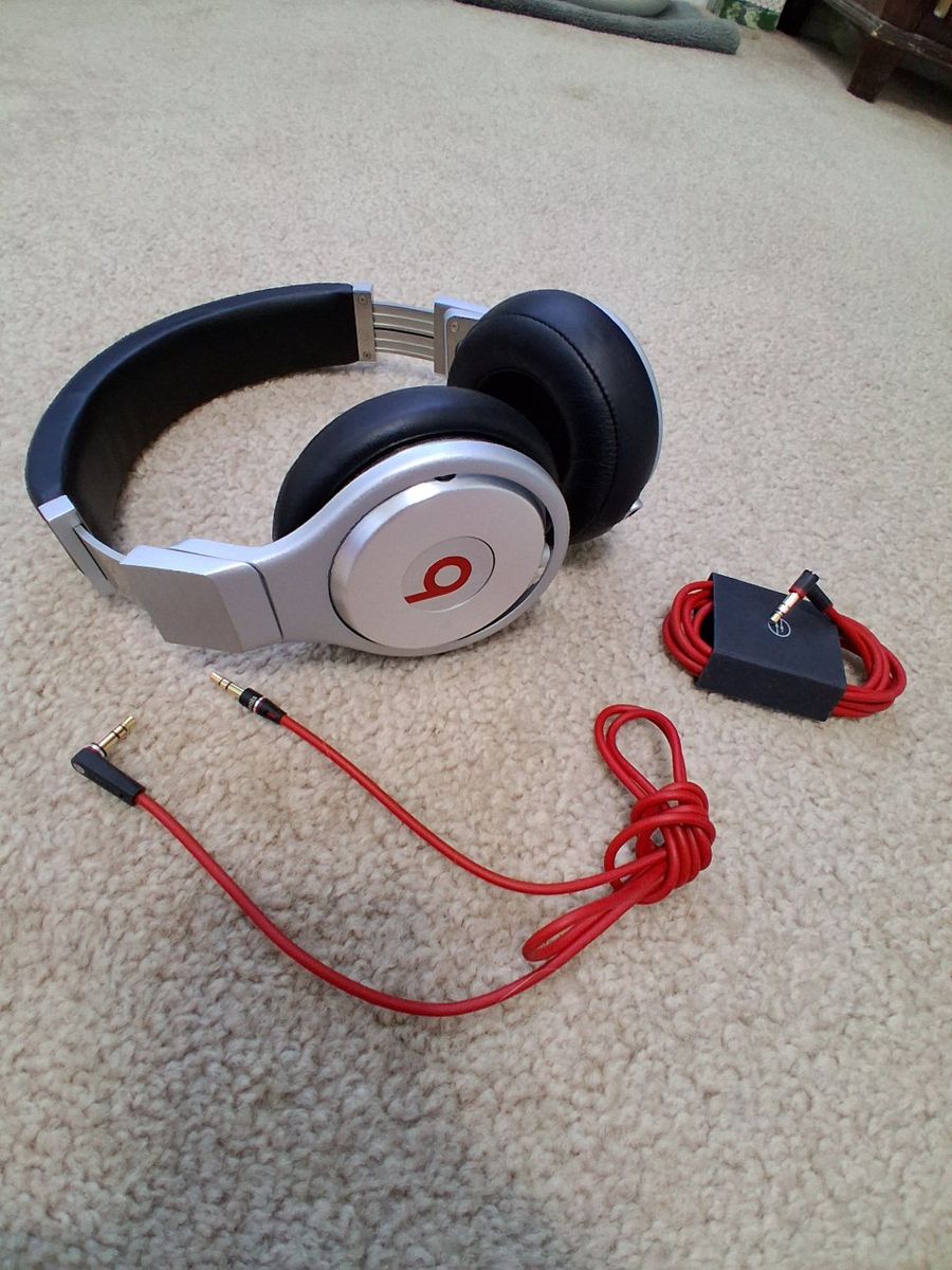 Beats by Dre Pro--wired over the ear headphones. Hardly used and very much like new with zero wear EXCELLENT CONDITION!!