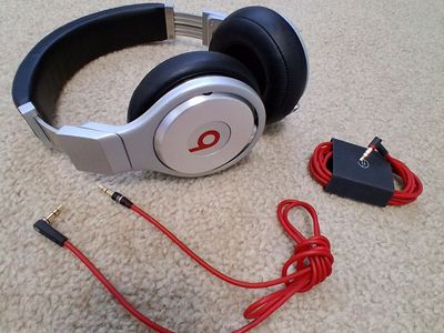 Beats by Dre Pro--wired over the ear headphones. Hardly used and very much like new with zero wear EXCELLENT CONDITION!!