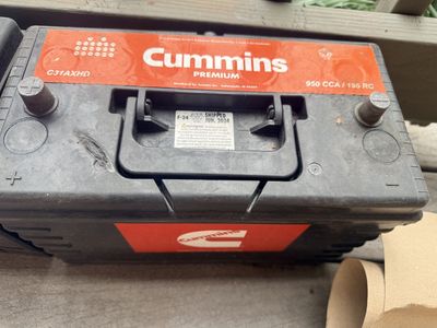 Cummins Battery Batteries Truck Semi Motorhome motor home