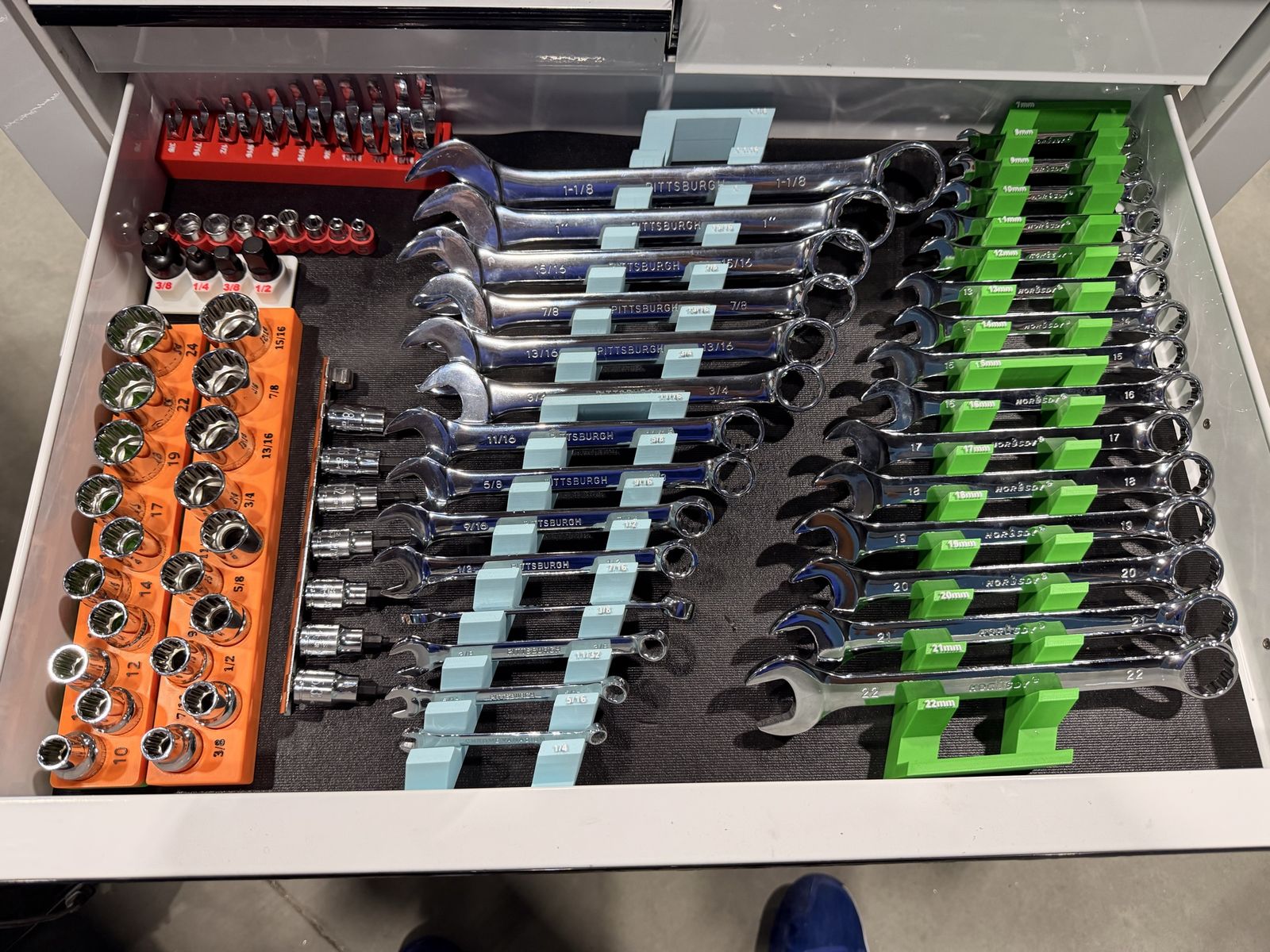 Wrench organizers