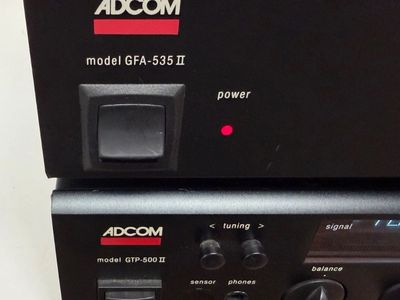 Adcom Amp Preamp Stereo Audio Components