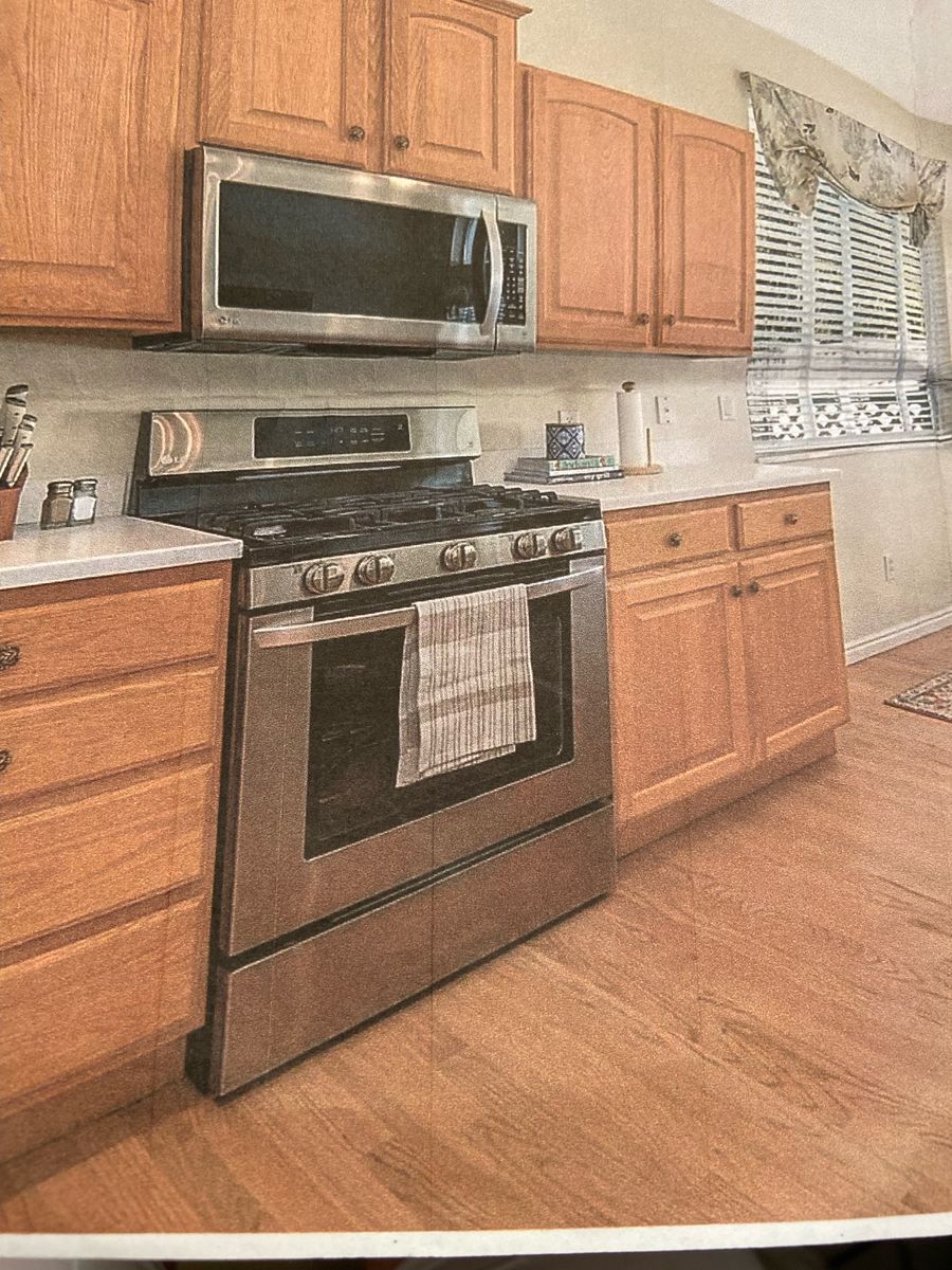 Matching LG Stove And hood Microwave