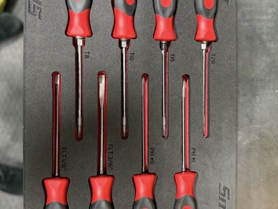 Snap on Torx, Phillips and flat head drivers
