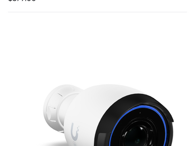 Ubiquiti G5 Pro 4K Cameras / Enhancer LED & Floodlights