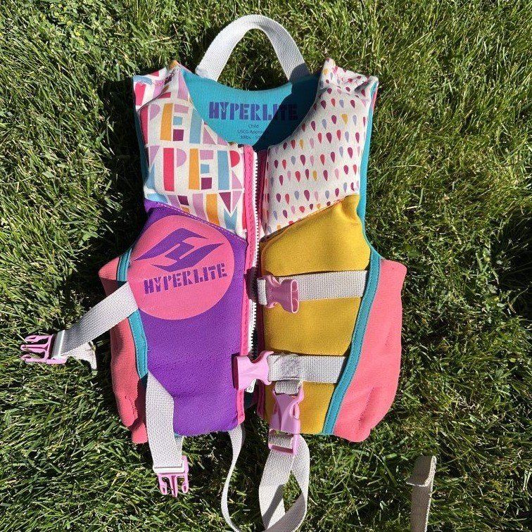 Hyperlite Child Life Vest - Multi-color, USCG Approved, Infants 0-30 lbs