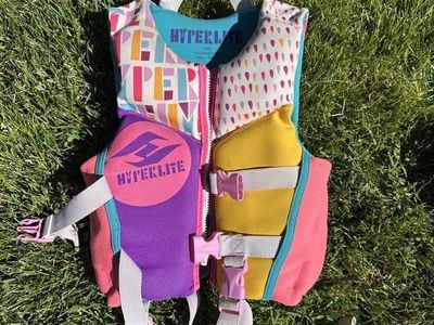 Hyperlite Child Life Vest - Multi-color, USCG Approved, Infants 0-30 lbs