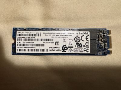 SanDisk X600 SATA M.2 2280 128GB SSD